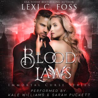 Blood Laws – omslag till ljudboken av Lexi C. Foss