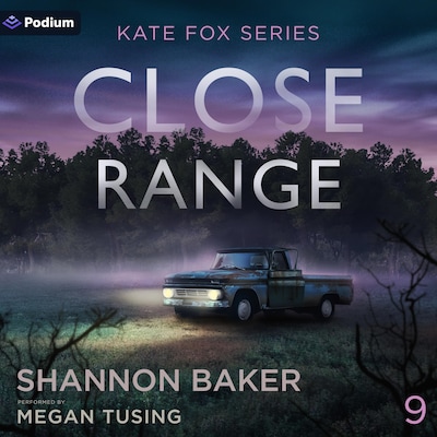Close Range – omslag til lydbogen af Shannon Baker