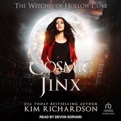 Cosmic Jinx – omslag til lydbogen af Kim Richardson