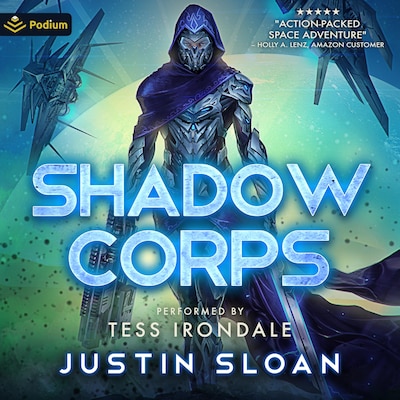Shadow Corps – omslag til lydbogen af Justin Sloan