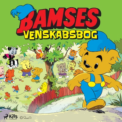 Bamses venskabsbog – omslag til lydbogen af Jens Hansegård, Jenny Klefbom