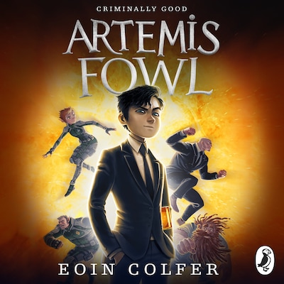 Artemis Fowl – omslag til lydbogen af Eoin Colfer