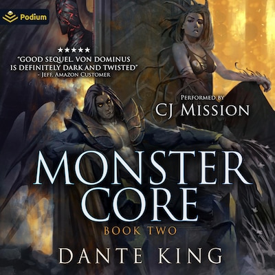 Monster Core 2 – omslag til lydbogen af Dante King