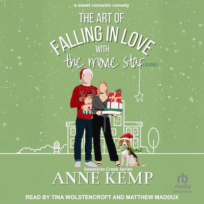 The Art of Falling in Love with the Movie Star (again) – omslag til lydbogen af Anne Kemp