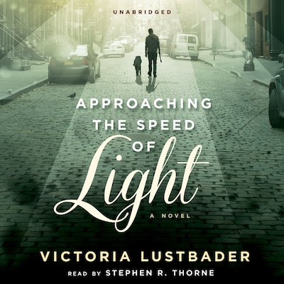 Approaching the Speed of Light – omslag til lydbogen af Victoria Lustbader