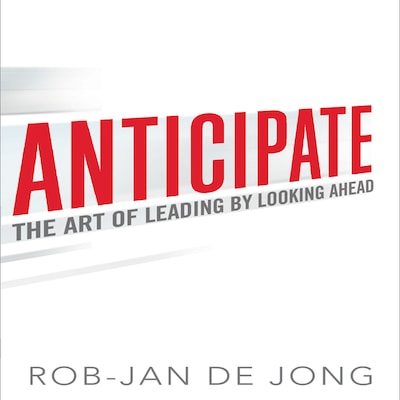 Anticipate – omslag til lydbogen af Rob-Jan de Jong