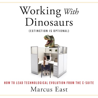 Working with Dinosaurs – omslag til lydbogen af Marcus East