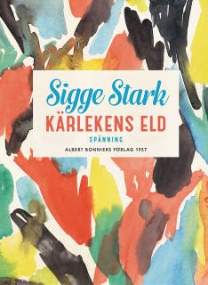 Kärlekens eld – omslag till ljudboken av Sigge Stark