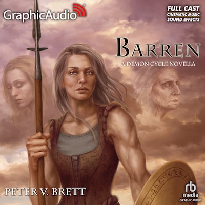 Barren [Dramatized Adaptation] – omslag til lydbogen af Peter V. Brett