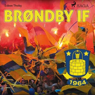 Brøndby IF - 50 fortællinger fra 50 profiler – omslag til lydbogen af Esben Thoby