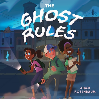 The Ghost Rules – omslag til lydbogen af Adam Rosenbaum
