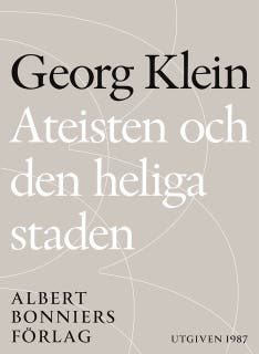 Ateisten och den heliga staden – omslag till ljudboken av Georg Klein