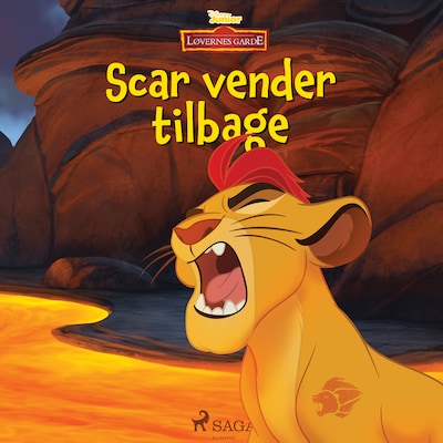 Løvernes Garde - Scar vender tilbage – omslag til lydbogen af Disney