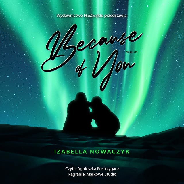 Because of You – okładka audiobooka, autor Izabella Nowaczyk