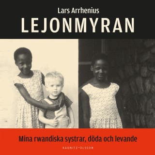 Lejonmyran – omslag till ljudboken av Lars Arrhenius