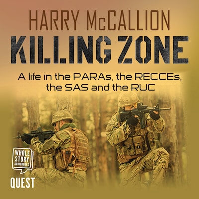 Killing Zone – omslag til lydbogen af Harry McCallion
