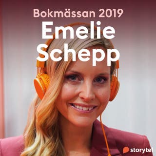 Bokmässan 2019 Emelie Schepp – omslag till ljudboken av Storytel på Bokmässan 2019