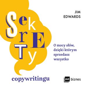 Sekrety copywritingu – okładka audiobooka, autor Jim Edwards