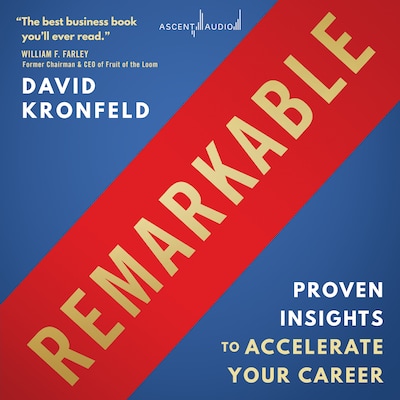 Remarkable – omslag til lydbogen af David Kronfeld