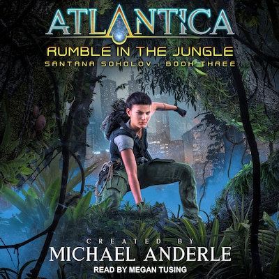 Rumble in the Jungle – omslag til lydbogen af Michael Anderle