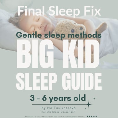 Final Sleep Fix, Gentle Sleep Methods – omslag til lydbogen af Iva Faulknerova