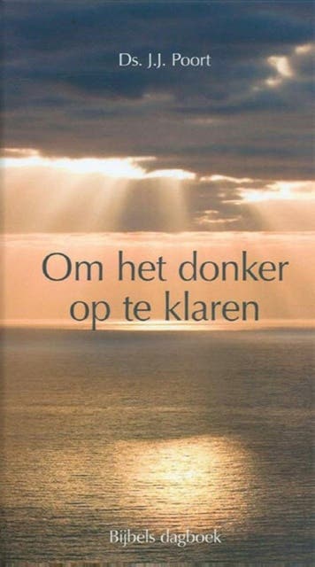 Om het donker op te klaren – omslag van het luisterboek van J.J. Poort
