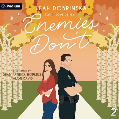 Enemies Don't – omslag til lydbogen af Leah Dobrinska