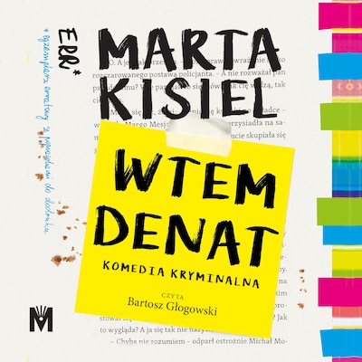 Wtem denat – okładka audiobooka, autor Marta Kisiel