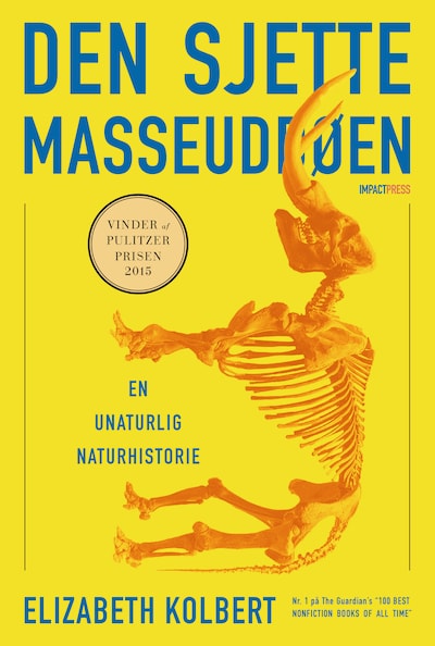 Den sjette masseuddøen – omslag til lydbogen af Elizabeth Kolbert