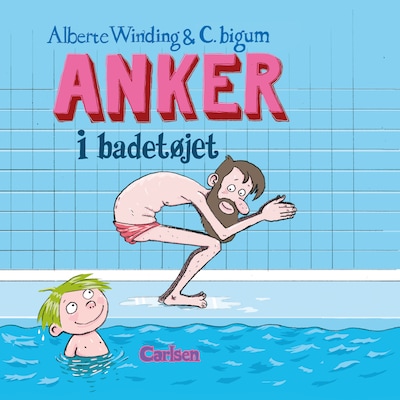 Anker (6) - Anker i badetøjet – omslag til lydbogen af Alberte Winding