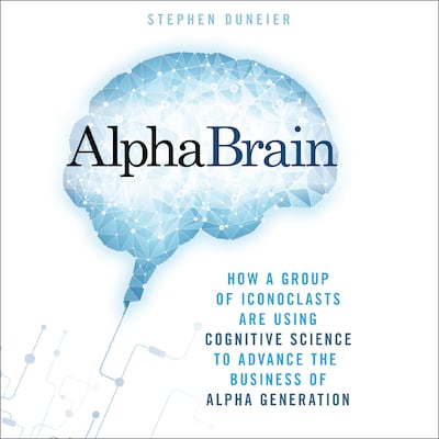 AlphaBrain – omslag til lydbogen af Stephen Duneier