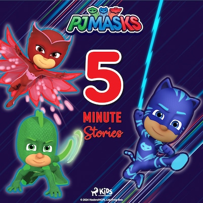 PJ Masks - 5-Minute Stories – omslag till ljudboken av eOne