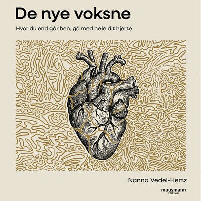 De nye voksne – omslag til lydbogen af Nanna Vedel-Hertz