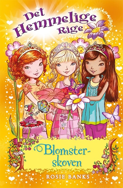 Det Hemmelige Rige (13) Blomsterskoven – omslag til lydbogen af Rosie Banks