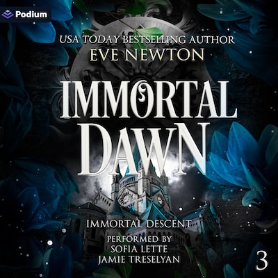 Immortal Dawn – omslag til lydbogen af Eve Newton