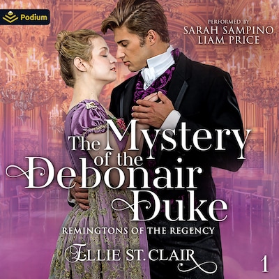 The Mystery of the Debonair Duke – omslag til lydbogen af Ellie St. Clair