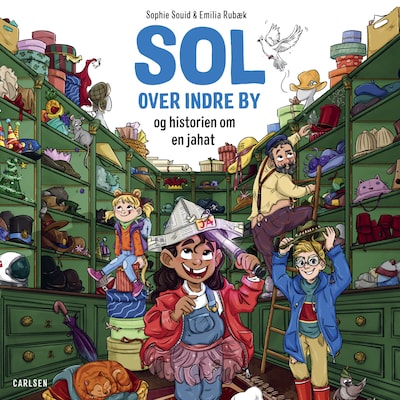Sol over indre by - Historien om en jahat – omslag til lydbogen af Sophie Souid