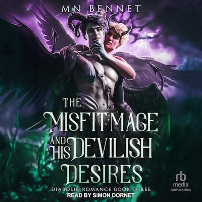 The Misfit Mage and His Devilish Desires – omslag til lydbogen af MN Bennet