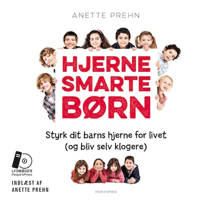 Hjernesmarte børn – omslag til lydbogen af Anette Prehn