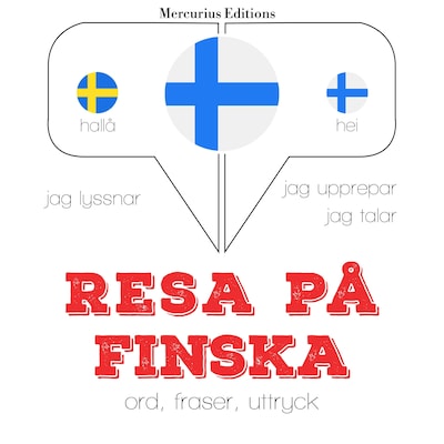Resa på finska – omslag till ljudboken av JM Gardner
