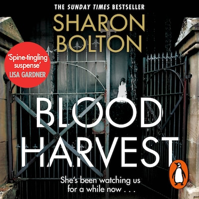 Blood Harvest – omslag til lydbogen af Sharon Bolton