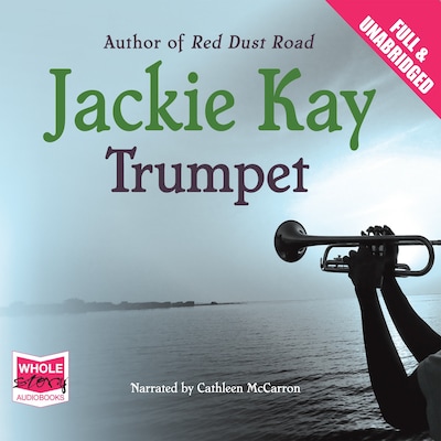 Trumpet – omslag til lydbogen af Jackie Kay