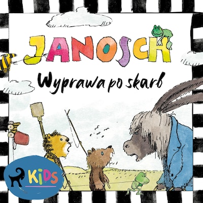 Miś i Tygrysek. Wyprawa po skarb – okładka audiobooka, autor Janosch