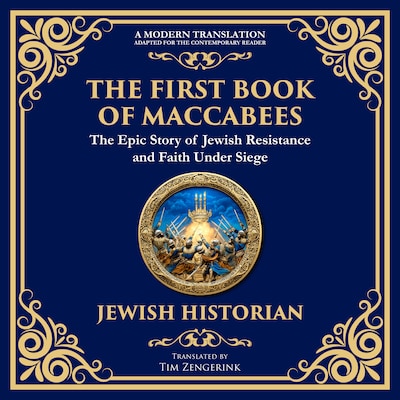 The First Book of Maccabees – omslag til lydbogen af Tim Zengerink, Anonymous Jewish Historian