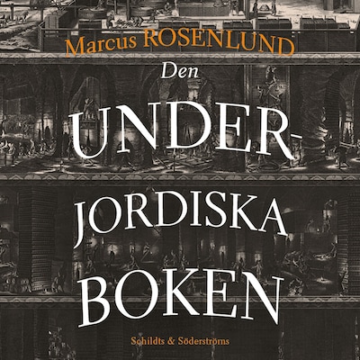 Den underjordiska boken – omslag till ljudboken av Marcus Rosenlund