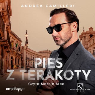 Pies z terakoty – okładka audiobooka, autor Andrea Camilleri