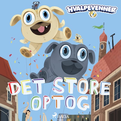 Hvalpevenner - Det store optog – omslag til lydbogen af Disney