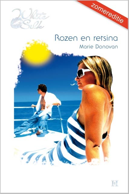 Rozen en retsina – omslag van het luisterboek van Marie Donovan