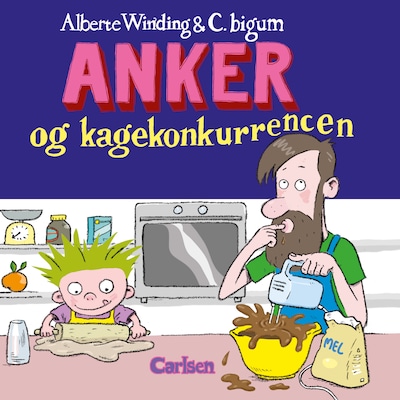 Anker (5) - Anker og kagekonkurrencen – omslag til lydbogen af Alberte Winding