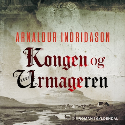 Kongen og urmageren – omslag til lydbogen af Arnaldur Indriðason